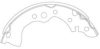 NISSA 4406095F0A Brake Shoe Set